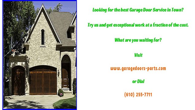 Garage Door Operation, Maintenance, Repair in Norwood, PA