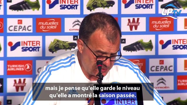 Bielsa et Mandanda sur le match face à Caen