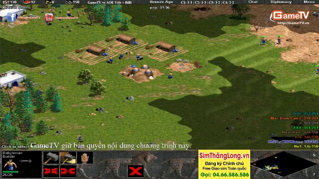 GameTV vs AOE Việt + BiBi Ngày 9 9 2014 C4T5