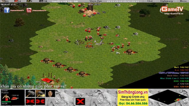 GameTV vs AOE Việt + BiBi Ngày 9 9 2014 C4T3
