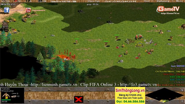 GameTV vs AOE Việt + BiBi Ngày 9 9 2014 C1T3