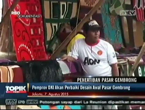 Pemprov DKI akan Perbaiki Desain Awal Pasar Gembrong