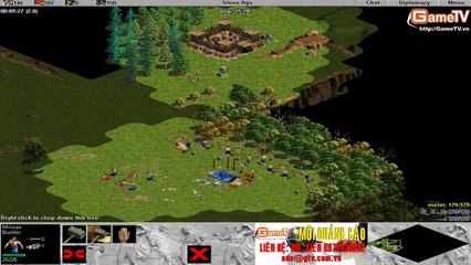 AOE Solo Random G Hồng Anh vs Mỹ Tịch Ngày 2 3 2014 T1