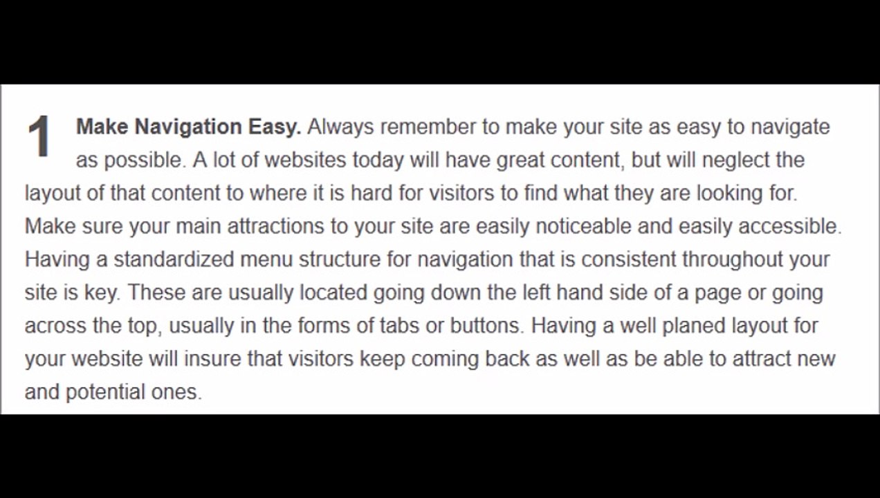How to Design a Good Website