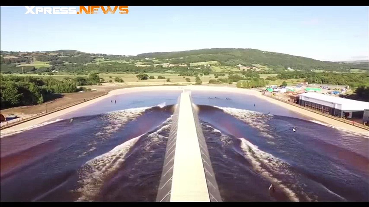 Une machine à vagues artificielles