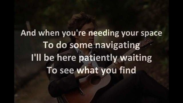 Jason Mraz - I won't give up (instrumental cover with lyrics: original key)