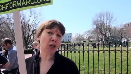 Voices for Peace Raised at March 19th White House Rally (No. 3 of 3)