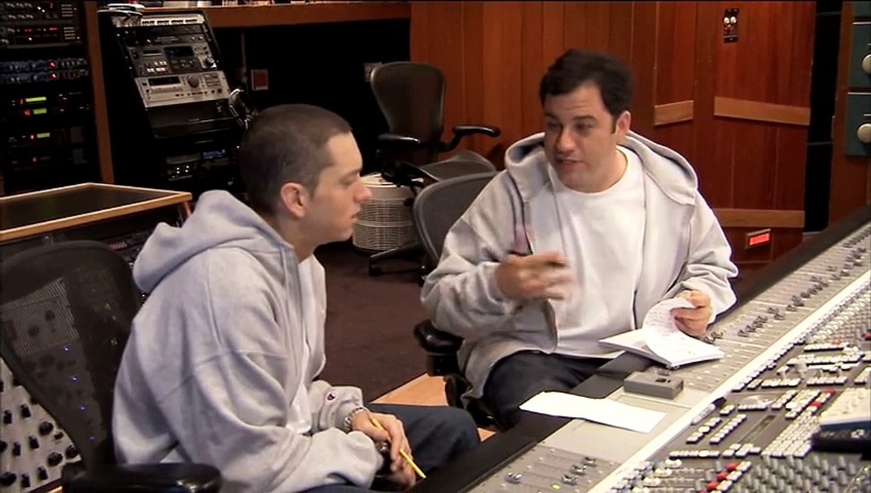 Briefcase Joe- Eminem Teaches Jimmy Kimmel to Rap