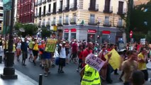 Madrid - 23 Julio 2011 - Indignados - Marcha - Calle Mayor - Puerta del Sol