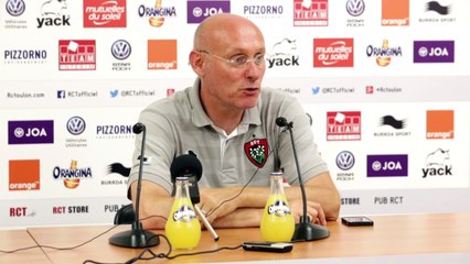 Après-match de présaison Toulon / Clermont