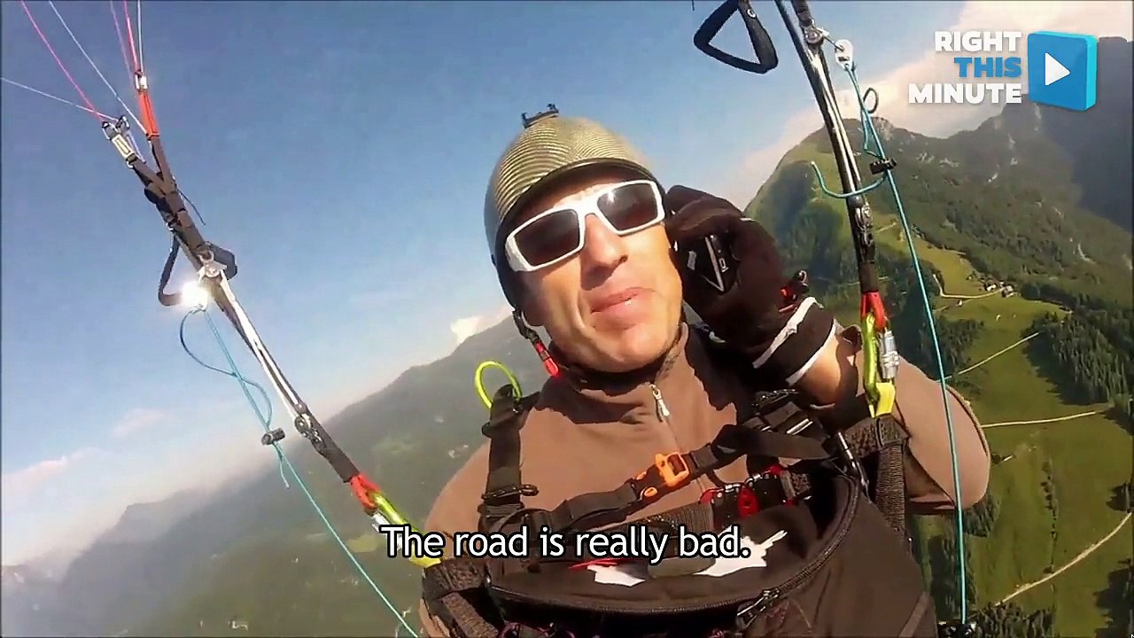 Paraglider Attempts Even More Dangerous Activity; Lying to HIs Wife