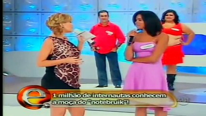 A Mulher do Naitebruique no Programa Eliana
