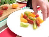 Entrée fraîche, saine et douce : salade de tomates à l'aigre-douce