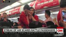 Air scares, turbulence rattle passengers