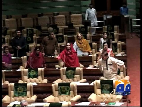 Sindh Assembly approves resolutions against Altaf Hussain -Geo Reports-07 Aug 2015