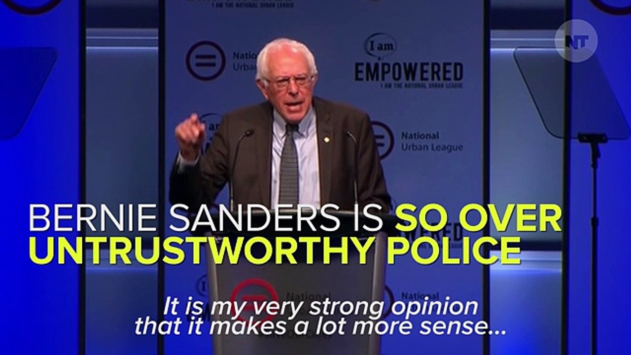 Bernie Sanders: Police Treat Too Many Minorities Like Criminals"