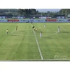 Son of Fernando Torres trying to score a goal