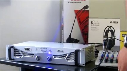 Amplificador De Potencia Digital 1100w+1100w Skp Maxd Force 2220