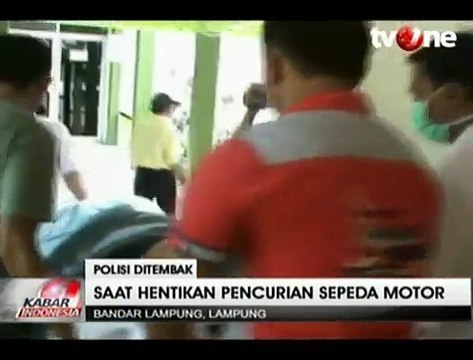 Pergoki Pencurian Motor, Anggota Polisi Ditembak Pencuri