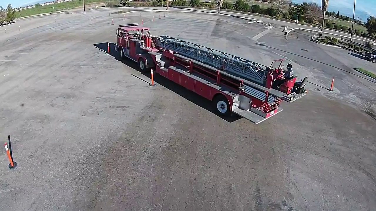 KCFD Tiller Truck Training
