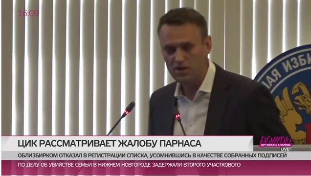 Навальный: ВЫСТУПЛЕНИЕ на заседании ЦИК