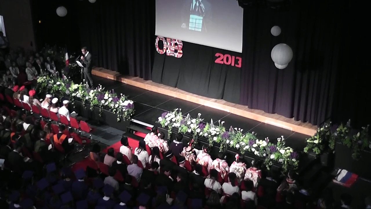 Cérémonie OIB 2013 - Discours du Proviseur Joël Bianco