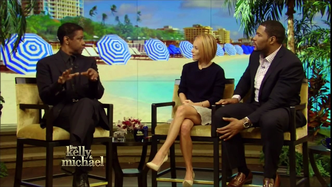 Denzel Washington Interview on Live with Kelly & Michael | LIVE 2-13-14
