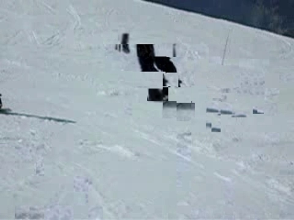 Chute en snowboard !!
