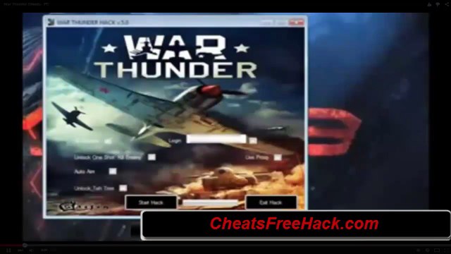 War Thunder Hack Bucks All Items Hack Cheat Free Download 2015