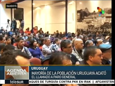 Trabajadores de Uruguay apoyan procesos de integración regional en AL