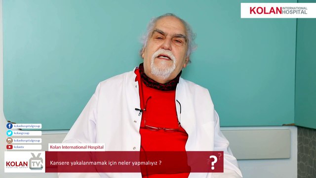 Kansere Yakalanmamak İçin Neler Yapmalıyız? – Prof.Dr.Erkan Topuz