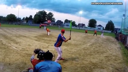 Bizarre backwards home run