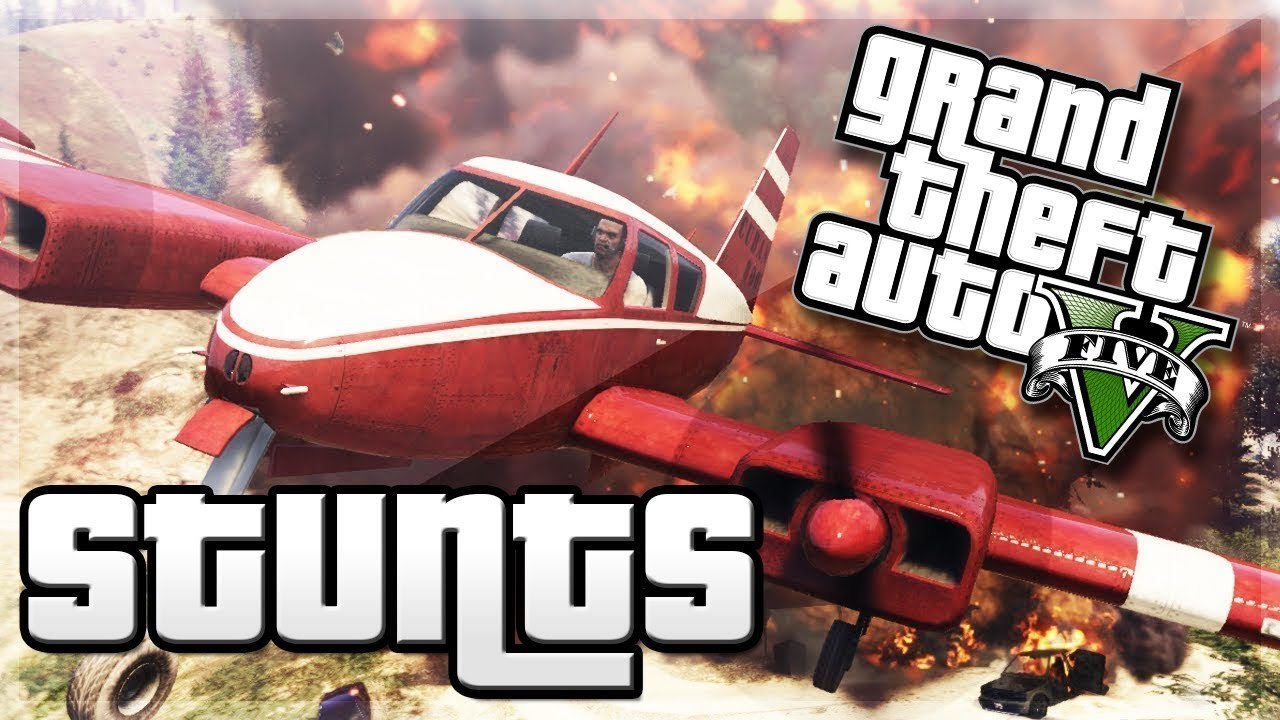 GTA 5- Online - Epic Plane Stacking Challenge - HD