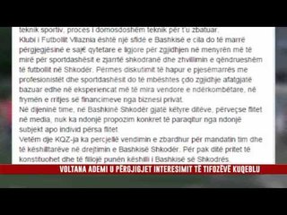 VOLTANA ADEMI U PËRGJIGJET INTERESIMIT TË TIFOZËVË KUQEBLU