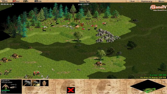 AOE Xa luân chiến GameTV G Exciter vs AV Cam Quyt T1