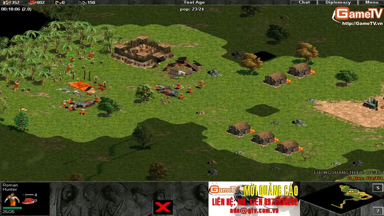 AOE Solo G Des vs No1 Cộng Đồng AOE T4