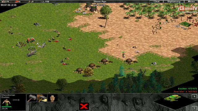 AOE Xa luân chiến GameTV G Exciter vs AV Khủng Long T4