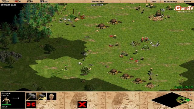 AOE Xa luân chiến GameTV G Exciter vs AV Khủng Long T2