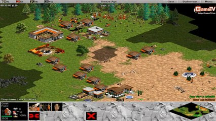 AOE Xa luân chiến GameTV G Des vs AV Khủng Long T2