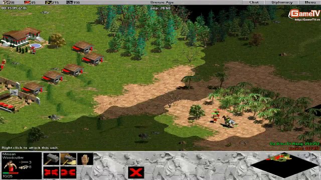 AOE Xa luân chiến GameTV G Exciter vs AV Cam Quyt T2