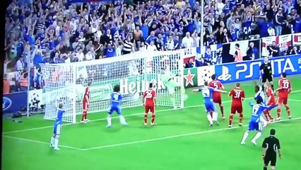 Drogba goal vs Bayern Munich - Martin Tyler and Gary Neville Commentary