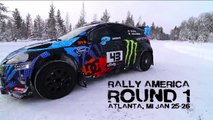 Ken Block tests for Sno*Drift 2013: With face melting metal and slo-mo.