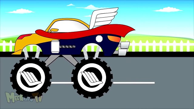 Thor Truck - Monster Trucks For Children - Mega Kids Tv