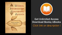 [Download PDF] General Information Concerning Patents [Patents and How to Get One A Practical Handbook]
