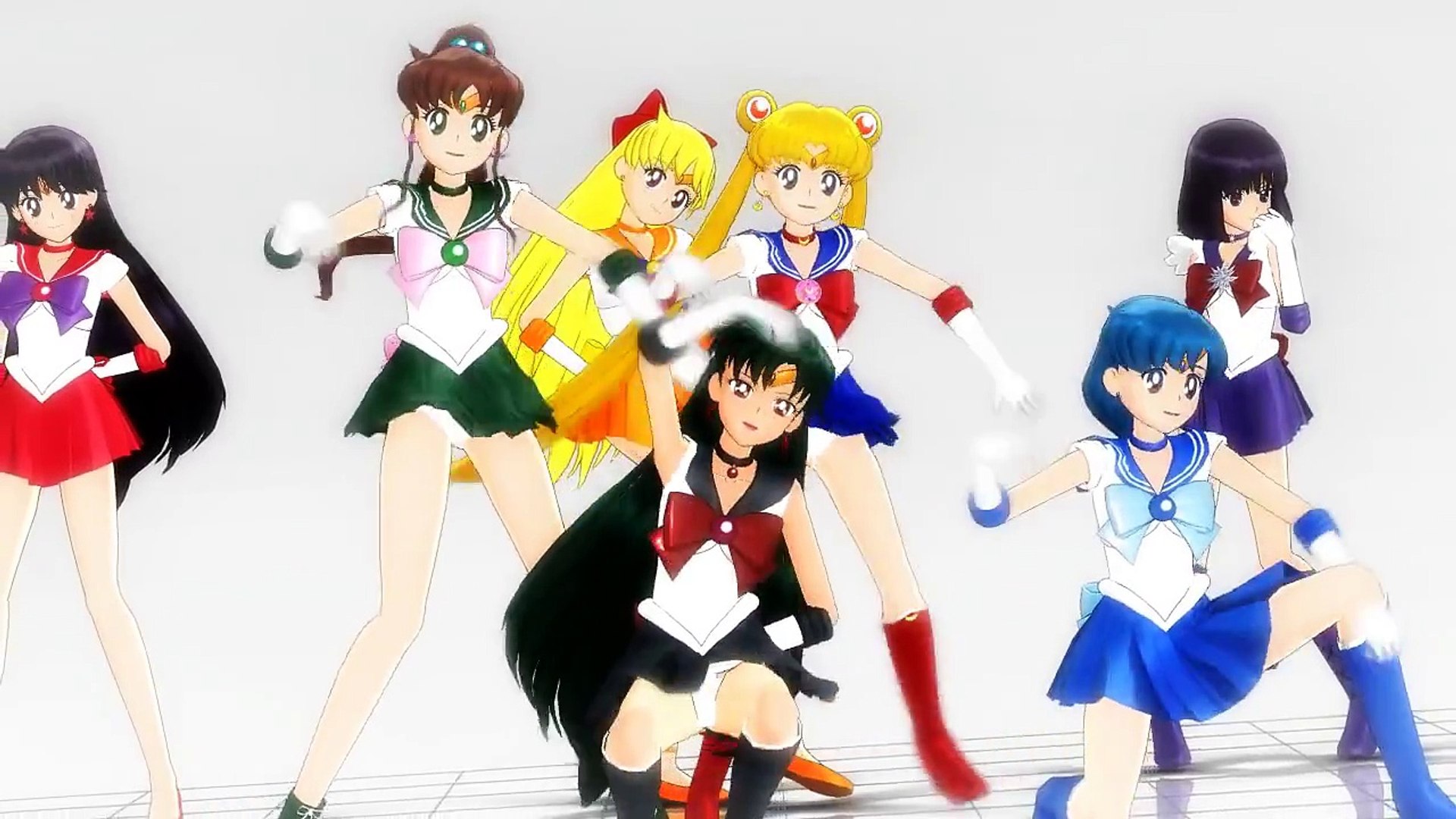 Sailor Moon ｒ５人と外部４人で威風堂々 Mmd Video Dailymotion