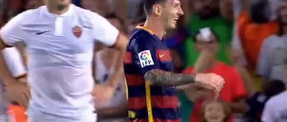 Goal Lionel Messi - Barcelona 2-0 AS Roma- 05-08-2015 Friendly
