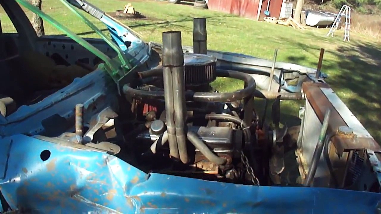1994 Ford Crown Victoria Demolition Derby Car Walk Around and Start Up