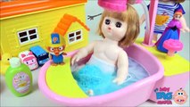Baby doll Bath playing toy with Pororo Tayo toys