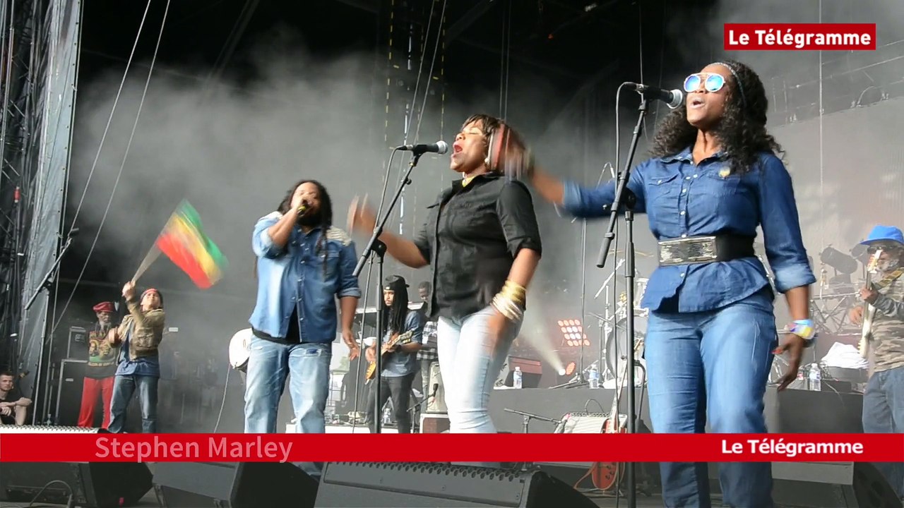 Landerneau. Fête du bruit. Stephen Marley sur scène Vidéo Dailymotion