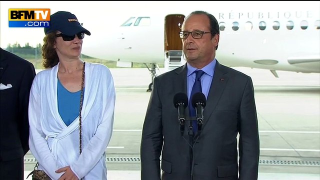 Isabelle Prime libérée: Nous sommes heureux de l’accueillir chez elle , déclare Hollande